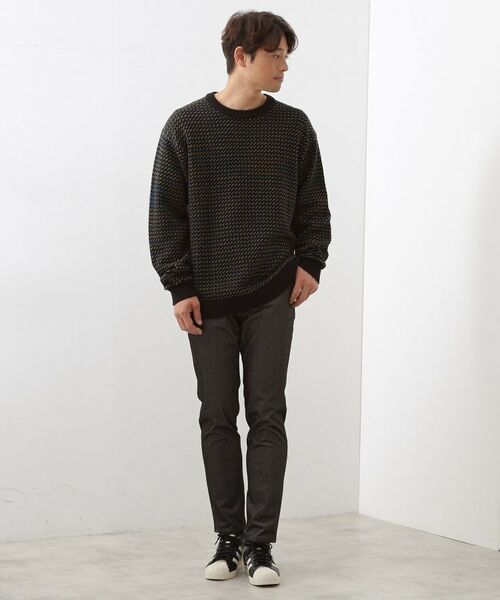 THE SHOP TK / ザ ショップ ティーケー ニット・セーター | バーズアイグラデーションニット 洗濯機OK／ユニセックスでおすすめ！ | 詳細17