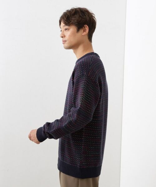 THE SHOP TK / ザ ショップ ティーケー ニット・セーター | バーズアイグラデーションニット 洗濯機OK／ユニセックスでおすすめ！ | 詳細19