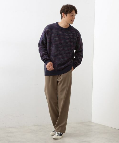 THE SHOP TK / ザ ショップ ティーケー ニット・セーター | バーズアイグラデーションニット 洗濯機OK／ユニセックスでおすすめ！ | 詳細21