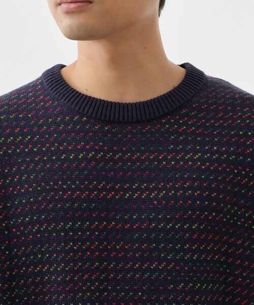THE SHOP TK / ザ ショップ ティーケー ニット・セーター | バーズアイグラデーションニット 洗濯機OK／ユニセックスでおすすめ！ | 詳細26