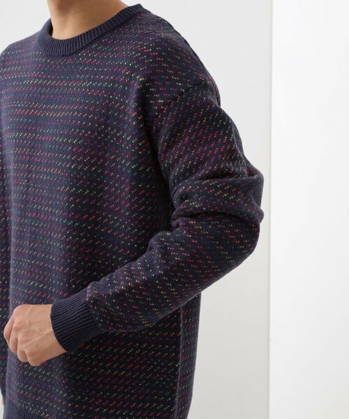 THE SHOP TK / ザ ショップ ティーケー ニット・セーター | バーズアイグラデーションニット 洗濯機OK／ユニセックスでおすすめ！ | 詳細27