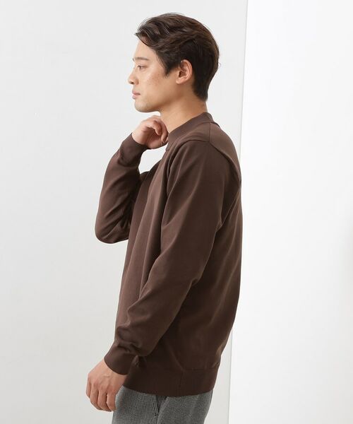 THE SHOP TK / ザ ショップ ティーケー ニット・セーター | 【冬のビジネスシーンに最適】モックネックニット | 詳細1