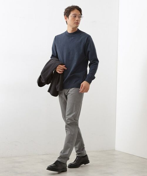 THE SHOP TK / ザ ショップ ティーケー ニット・セーター | 【冬のビジネスシーンに最適】モックネックニット | 詳細11