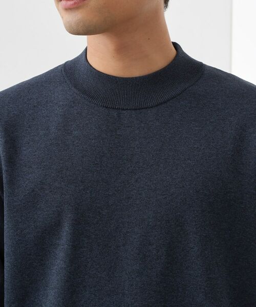 THE SHOP TK / ザ ショップ ティーケー ニット・セーター | 【冬のビジネスシーンに最適】モックネックニット | 詳細16