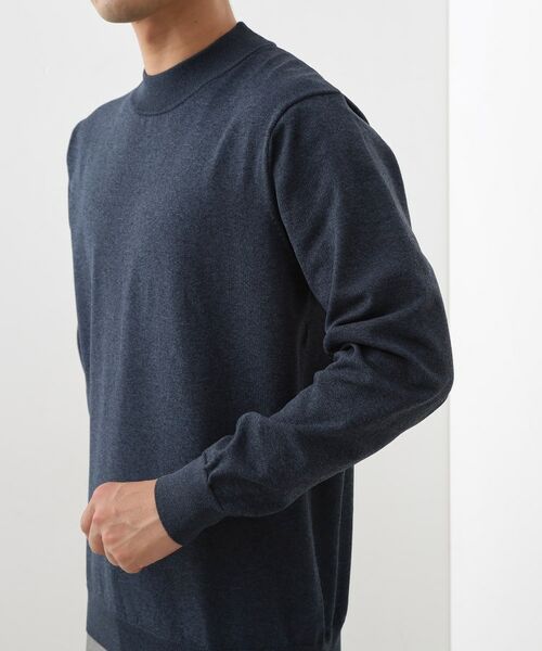 THE SHOP TK / ザ ショップ ティーケー ニット・セーター | 【冬のビジネスシーンに最適】モックネックニット | 詳細17