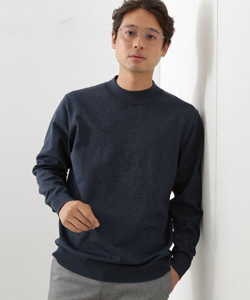 THE SHOP TK / ザ ショップ ティーケー ニット・セーター | 【冬のビジネスシーンに最適】モックネックニット | 詳細9