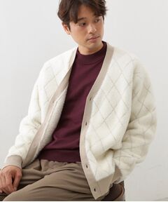 THE SHOP TK / ザ ショップ ティーケー カーディガン・ボレロ | 配色シャギーニットカーディガン ユニセックスでおすすめ！