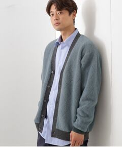 THE SHOP TK / ザ ショップ ティーケー カーディガン・ボレロ | 配色シャギーニットカーディガン ユニセックスでおすすめ！