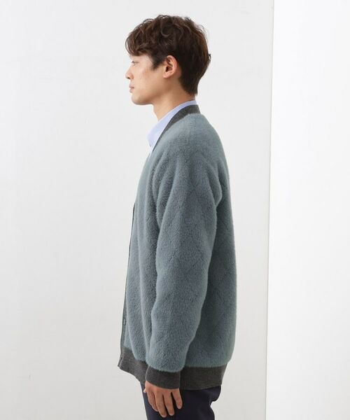 THE SHOP TK / ザ ショップ ティーケー カーディガン・ボレロ | 配色シャギーニットカーディガン ユニセックスでおすすめ! | 詳細10