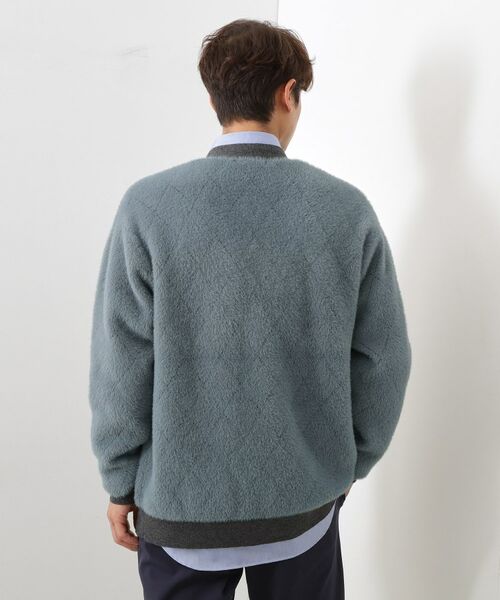 THE SHOP TK / ザ ショップ ティーケー カーディガン・ボレロ | 配色シャギーニットカーディガン ユニセックスでおすすめ! | 詳細6