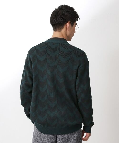 THE SHOP TK / ザ ショップ ティーケー カーディガン・ボレロ | ヘリンボンニットカーディガン | 詳細10