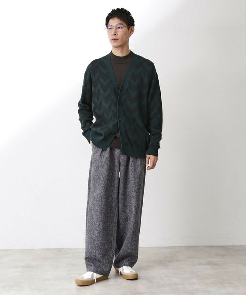 THE SHOP TK / ザ ショップ ティーケー カーディガン・ボレロ | ヘリンボンニットカーディガン | 詳細11