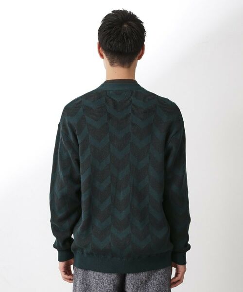 THE SHOP TK / ザ ショップ ティーケー カーディガン・ボレロ | ヘリンボンニットカーディガン | 詳細15