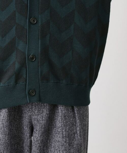 THE SHOP TK / ザ ショップ ティーケー カーディガン・ボレロ | ヘリンボンニットカーディガン | 詳細18