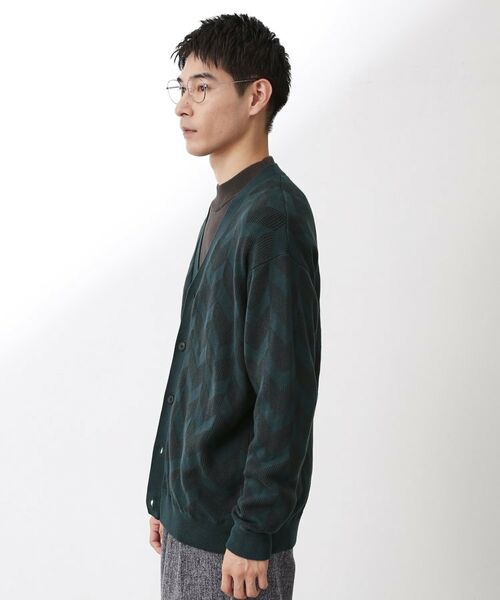 THE SHOP TK / ザ ショップ ティーケー カーディガン・ボレロ | ヘリンボンニットカーディガン | 詳細9