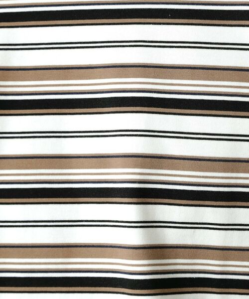 THE SHOP TK / ザ ショップ ティーケー カットソー | ランダムボーダー長袖タフTシャツ 【洗濯機OK】 | 詳細4