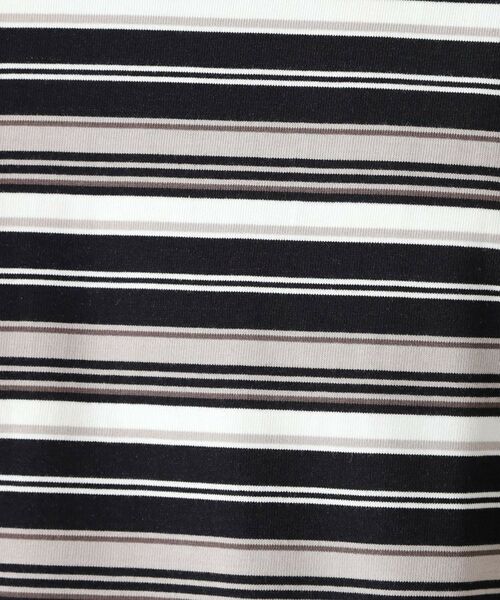 THE SHOP TK / ザ ショップ ティーケー カットソー | ランダムボーダー長袖タフTシャツ 【洗濯機OK】 | 詳細8