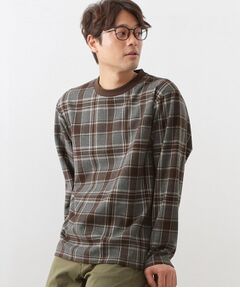 THE SHOP TK / ザ ショップ ティーケー カットソー | チェックジャカードプルオーバー