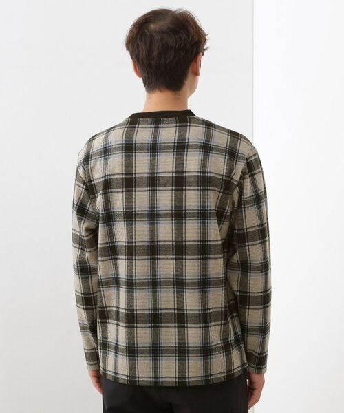 THE SHOP TK / ザ ショップ ティーケー カットソー | チェックジャカードプルオーバー | 詳細15