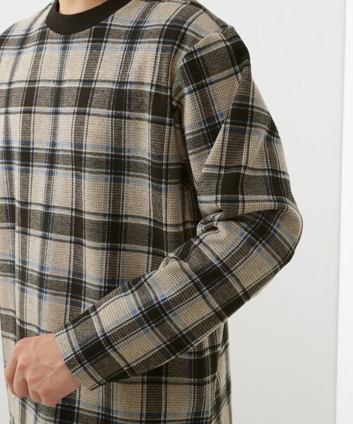 THE SHOP TK / ザ ショップ ティーケー カットソー | チェックジャカードプルオーバー | 詳細17