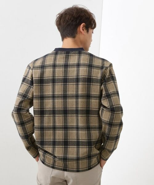 THE SHOP TK / ザ ショップ ティーケー カットソー | チェックジャカードプルオーバー | 詳細6