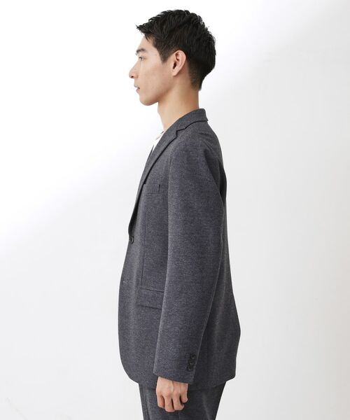 THE SHOP TK / ザ ショップ ティーケー テーラードジャケット | 起毛TRジャージジャケット 【洗濯機OK／ストレッチ／セットアップ可】 | 詳細14