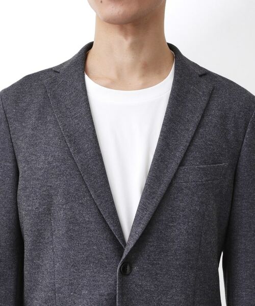 THE SHOP TK / ザ ショップ ティーケー テーラードジャケット | 起毛TRジャージジャケット 【洗濯機OK／ストレッチ／セットアップ可】 | 詳細16