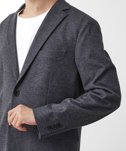 THE SHOP TK / ザ ショップ ティーケー テーラードジャケット | 起毛TRジャージジャケット 【洗濯機OK／ストレッチ／セットアップ可】 | 詳細18