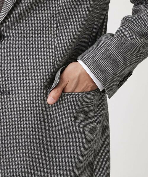 THE SHOP TK / ザ ショップ ティーケー テーラードジャケット | ツイードライクジャージジャケット【セットアップ可／洗濯機OK】 | 詳細11