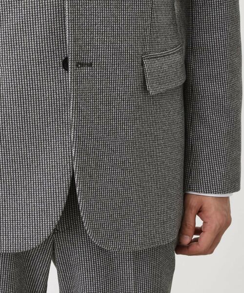 THE SHOP TK / ザ ショップ ティーケー テーラードジャケット | ツイードライクジャージジャケット【セットアップ可／洗濯機OK】 | 詳細12