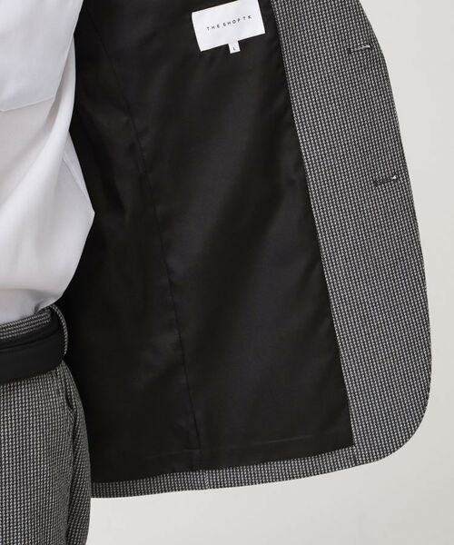 THE SHOP TK / ザ ショップ ティーケー テーラードジャケット | ツイードライクジャージジャケット【セットアップ可／洗濯機OK】 | 詳細14