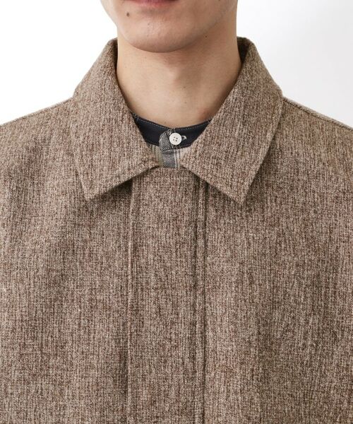 THE SHOP TK / ザ ショップ ティーケー レザーブルゾン・ジャケット | ツイードフライトビッグブルゾン 【洗濯機OK／セットアップ可】 | 詳細19