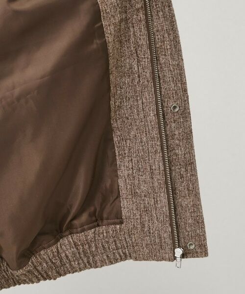 THE SHOP TK / ザ ショップ ティーケー レザーブルゾン・ジャケット | ツイードフライトビッグブルゾン 【洗濯機OK／セットアップ可】 | 詳細24