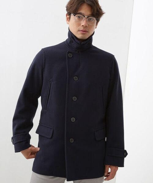 THE SHOP TK/ザ ショップ ティーケー ウーリックシングルPジャケット ネイビー(094) 03(L) THE SHOP TK/ザ ショップ ティーケー ウーリックシングルPジャケット ネイビー(094) 03(L)
