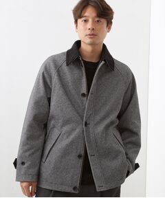 THE SHOP TK / ザ ショップ ティーケー レザーブルゾン・ジャケット | 2通りの着こなしができる ウーリック デッキブルゾン