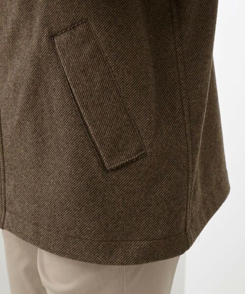 THE SHOP TK / ザ ショップ ティーケー レザーブルゾン・ジャケット | 2通りの着こなしができる ウーリック デッキブルゾン | 詳細24