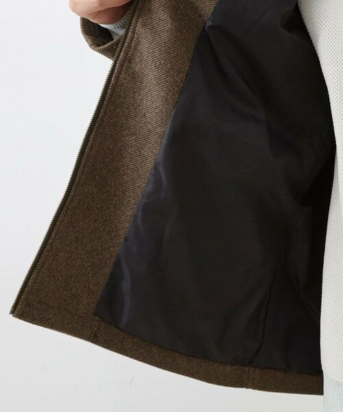 THE SHOP TK / ザ ショップ ティーケー レザーブルゾン・ジャケット | 2通りの着こなしができる ウーリック デッキブルゾン | 詳細26