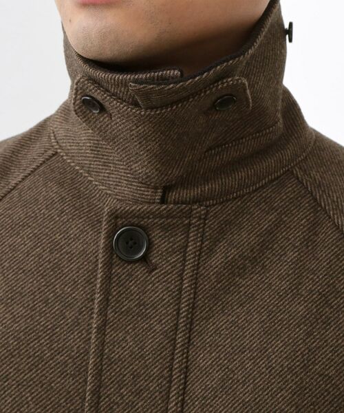 THE SHOP TK / ザ ショップ ティーケー レザーブルゾン・ジャケット | 2通りの着こなしができる ウーリック デッキブルゾン | 詳細28