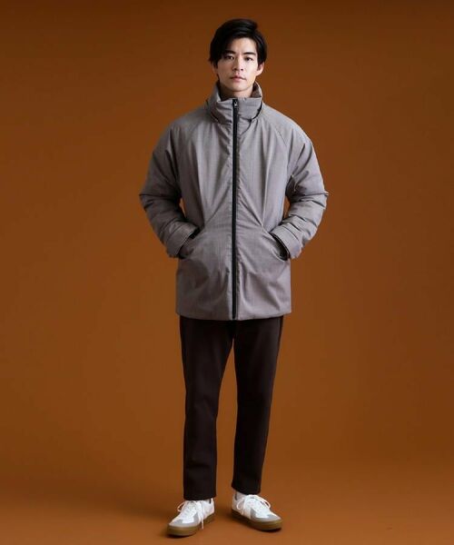 THE SHOP TK / ザ ショップ ティーケー レザーブルゾン・ジャケット | 【軽くて、暖かい】SORONA／ソロナ 中綿ブルゾン 防風/軽量/洗濯機OK/フード脱着可 | 詳細10