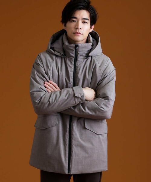 THE SHOP TK / ザ ショップ ティーケー レザーブルゾン・ジャケット | 【軽くて、暖かい】SORONA／ソロナ 中綿ブルゾン 防風/軽量/洗濯機OK/フード脱着可 | 詳細3