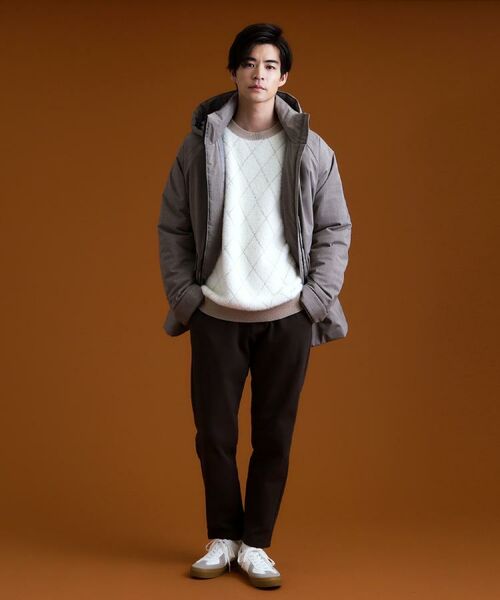 THE SHOP TK / ザ ショップ ティーケー レザーブルゾン・ジャケット | 【軽くて、暖かい】SORONA／ソロナ 中綿ブルゾン 防風/軽量/洗濯機OK/フード脱着可 | 詳細6