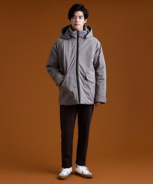 THE SHOP TK / ザ ショップ ティーケー レザーブルゾン・ジャケット | 【軽くて、暖かい】SORONA／ソロナ 中綿ブルゾン 防風/軽量/洗濯機OK/フード脱着可 | 詳細8