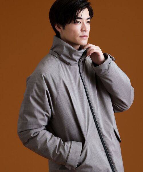 THE SHOP TK / ザ ショップ ティーケー レザーブルゾン・ジャケット | 【軽くて、暖かい】SORONA／ソロナ 中綿ブルゾン 防風/軽量/洗濯機OK/フード脱着可 | 詳細9