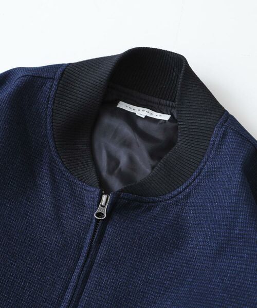 THE SHOP TK / ザ ショップ ティーケー レザーブルゾン・ジャケット | 【1ランク上の大人カジュアルに】異素材コンビ リブブルゾン | 詳細18