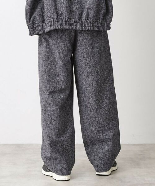 THE SHOP TK / ザ ショップ ティーケー パンツ | ツイードワイドパンツ 【洗濯機OK／セットアップ可】 | 詳細11