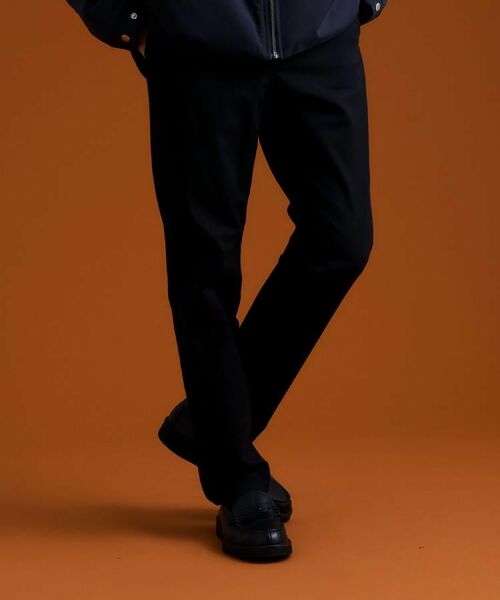 THE SHOP TK / ザ ショップ ティーケー パンツ | 7DAYSヘリンボンパンツ WARM【裏起毛/ストレッチ/洗濯機OK】 | 詳細1