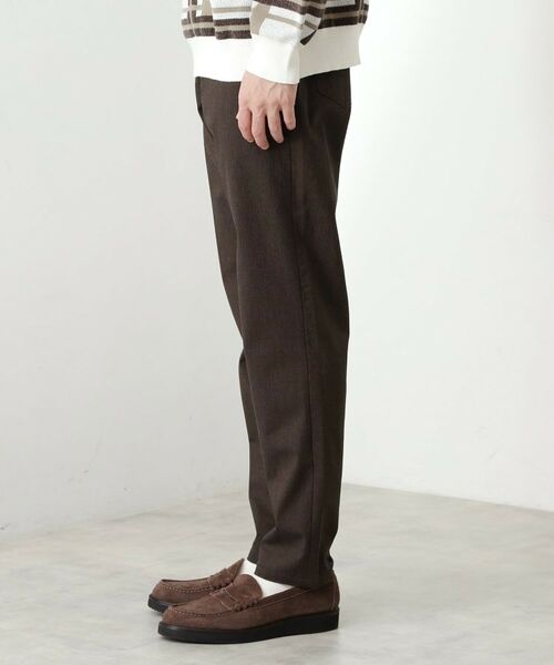 THE SHOP TK / ザ ショップ ティーケー パンツ | 7DAYSヘリンボンパンツ WARM【裏起毛/ストレッチ/洗濯機OK】 | 詳細23