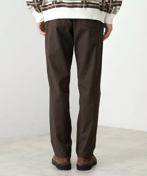 THE SHOP TK / ザ ショップ ティーケー パンツ | 7DAYSヘリンボンパンツ WARM【裏起毛/ストレッチ/洗濯機OK】 | 詳細24