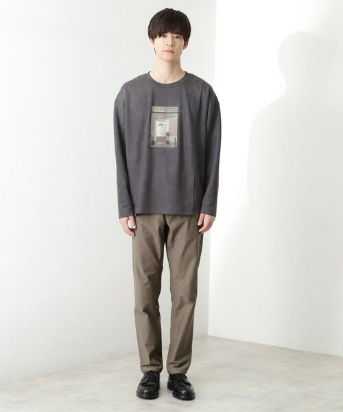 THE SHOP TK / ザ ショップ ティーケー パンツ | 7DAYSヘリンボンパンツ WARM【裏起毛/ストレッチ/洗濯機OK】 | 詳細29