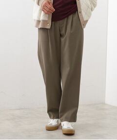 THE SHOP TK / ザ ショップ ティーケー パンツ | セミワイドイージーパンツWARM 洗濯機OK／裏起毛／ストレッチ